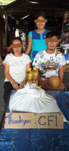 CFI gets food to Christians who scattered after church bombing.